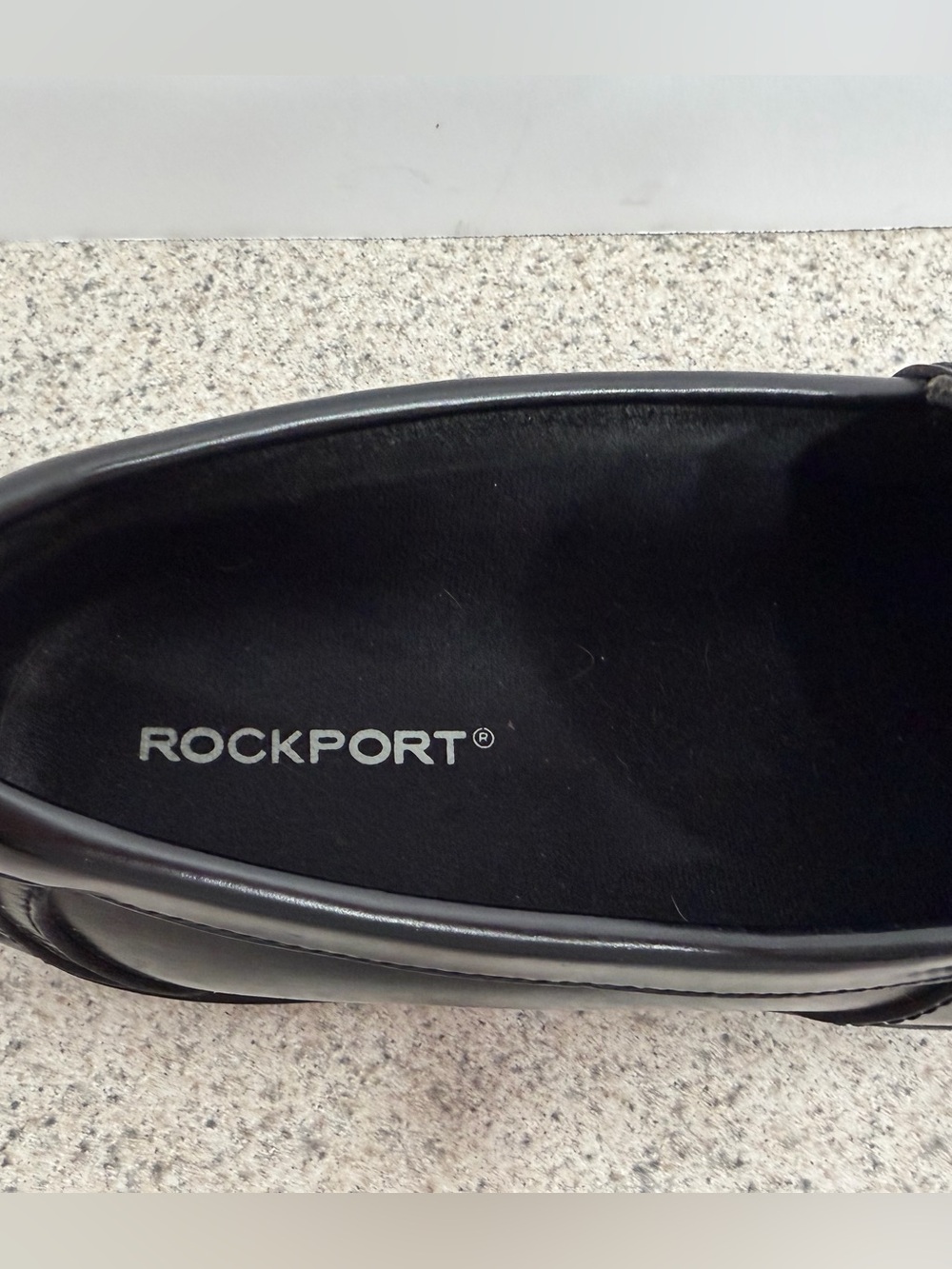 ROCKPORT Classic Preppy Black Leather Penny Loafers - Men's SIze 8M - M2568 - Picture 7 of 13